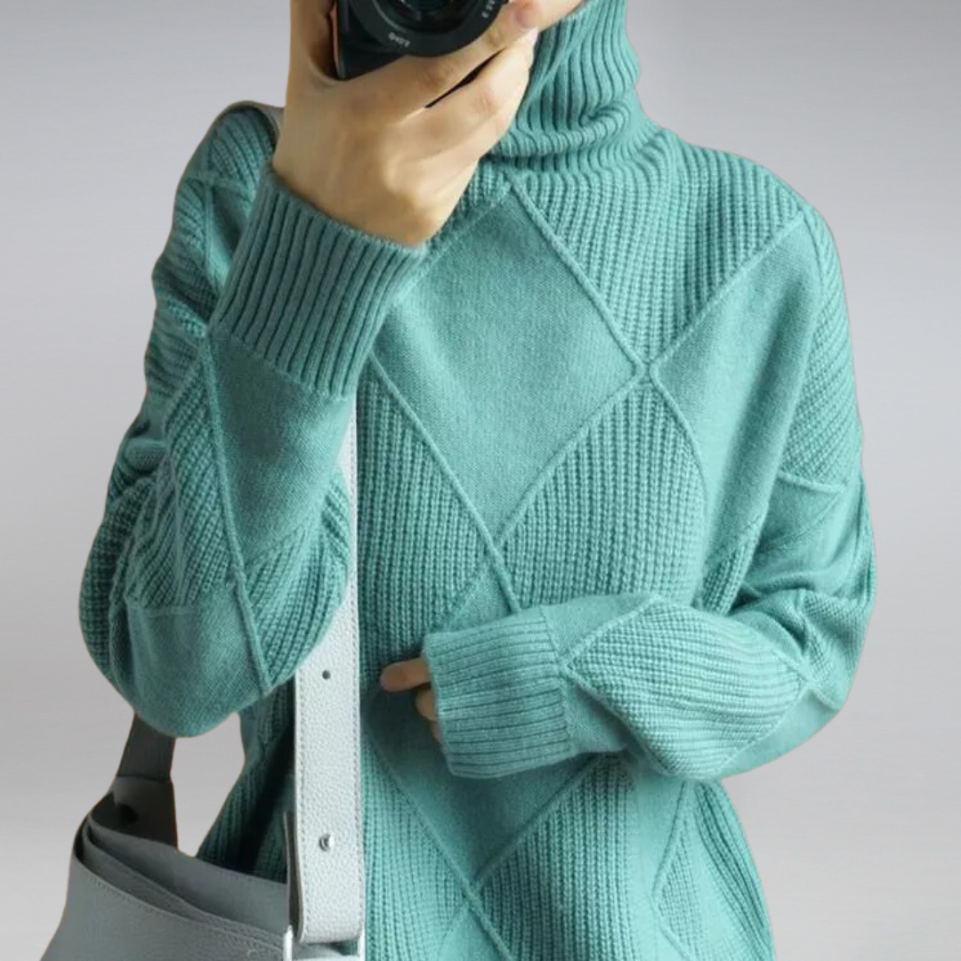 Elysia  | Cashmere turtleneck sweater
