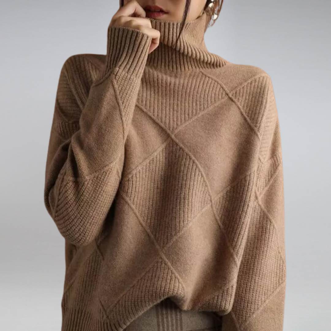 Elysia  | Cashmere turtleneck sweater