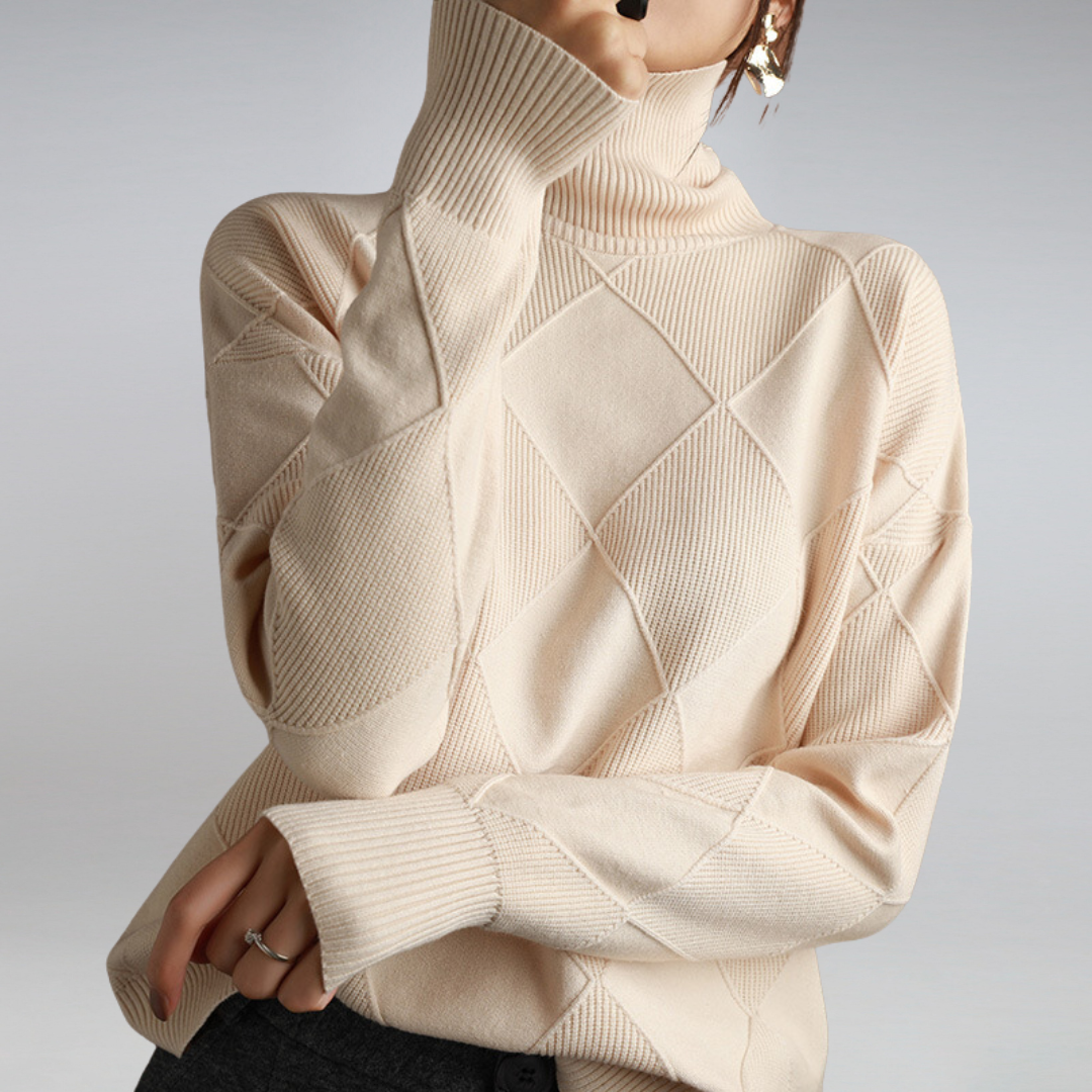 Elysia  | Cashmere turtleneck sweater