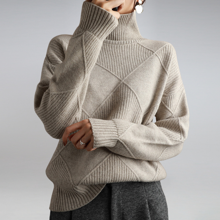 Elysia  | Cashmere turtleneck sweater