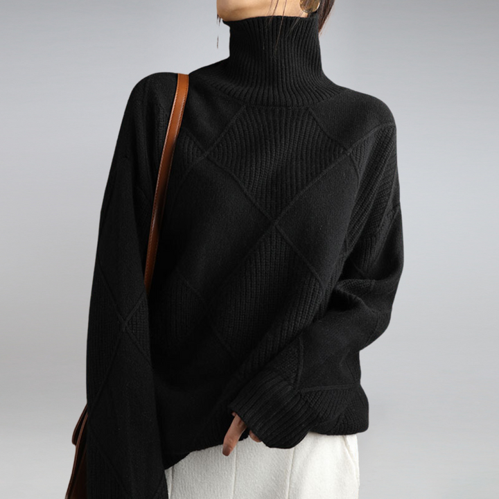 Elysia  | Cashmere turtleneck sweater